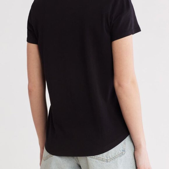 NEW MADEWELL Vintage Crewneck Cotton T-Shirt in Black size L - Picture 5 of 8